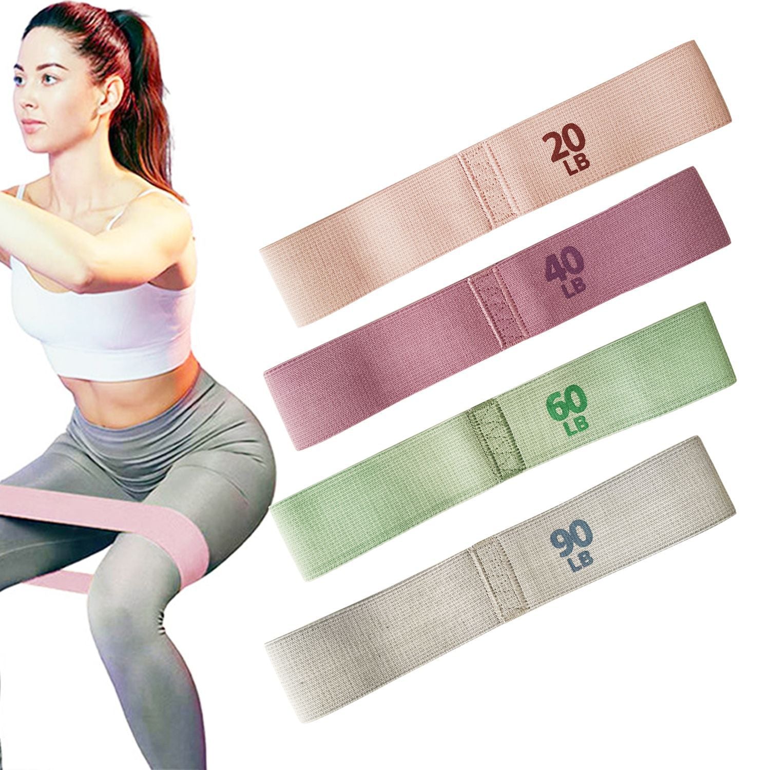 Sculpt and Tone Fabric Resistance Bands