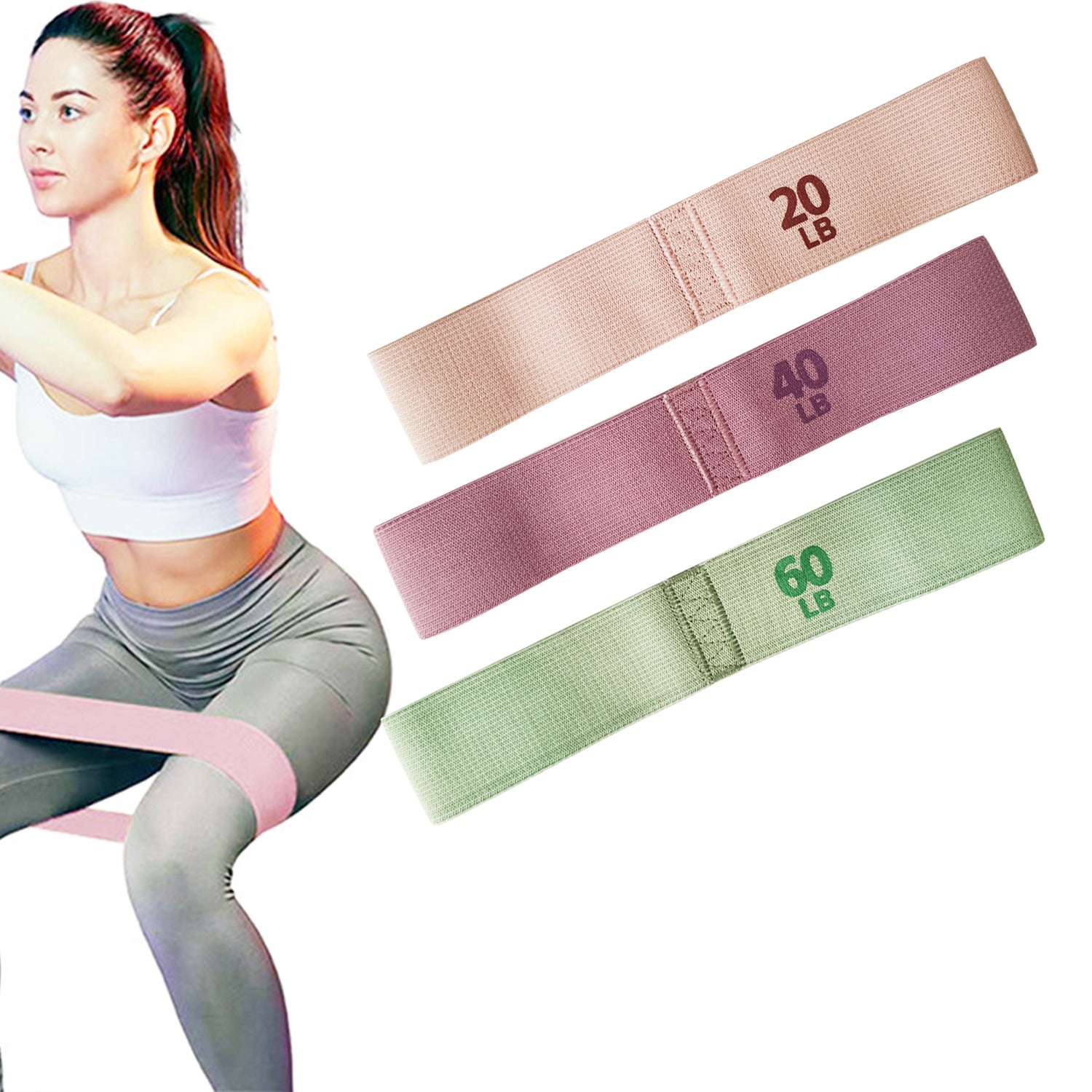 Sculpt and Tone Fabric Resistance Bands