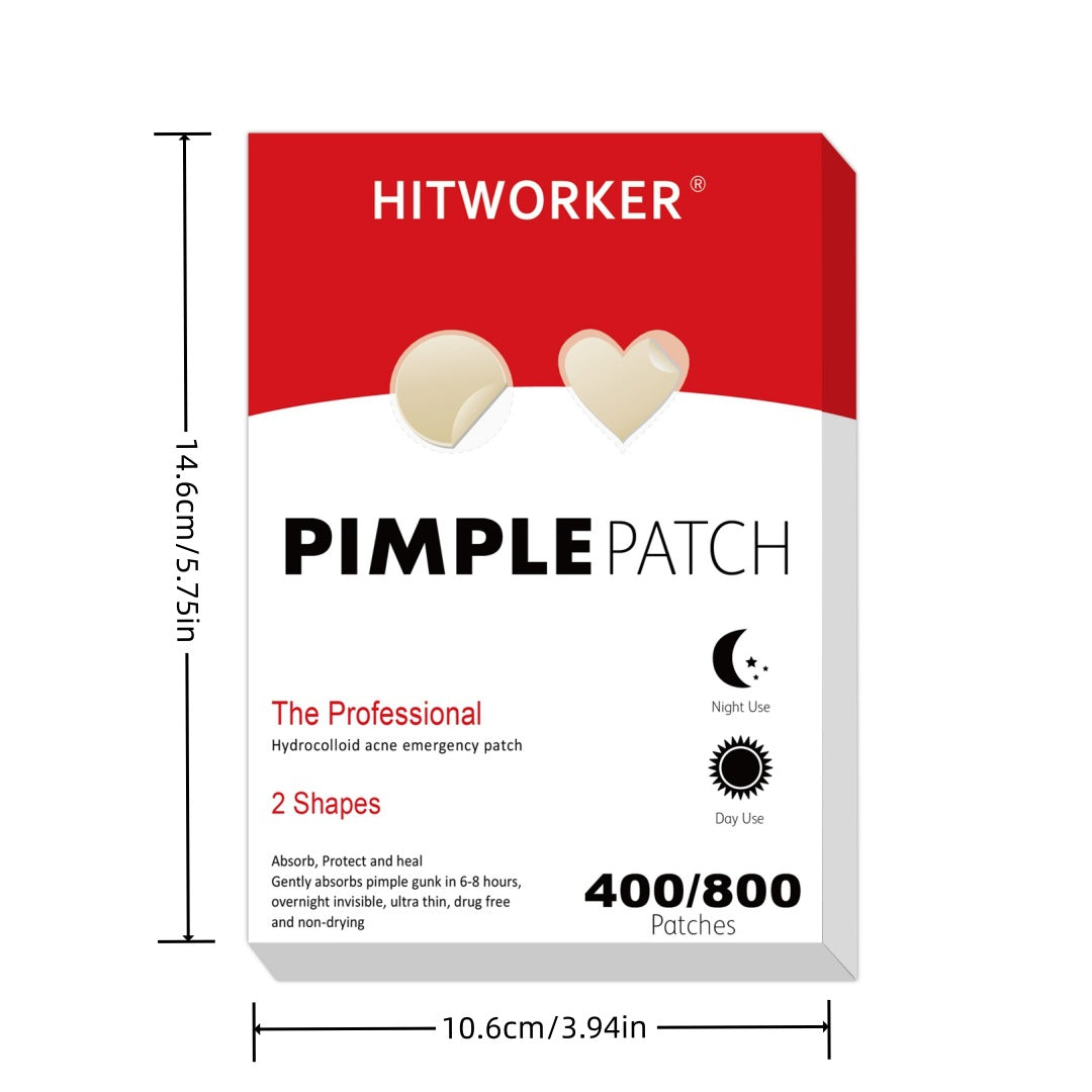 Acne Patches Hydrocolloid Treatment Pimple Patch - Pack of 400/800 patches