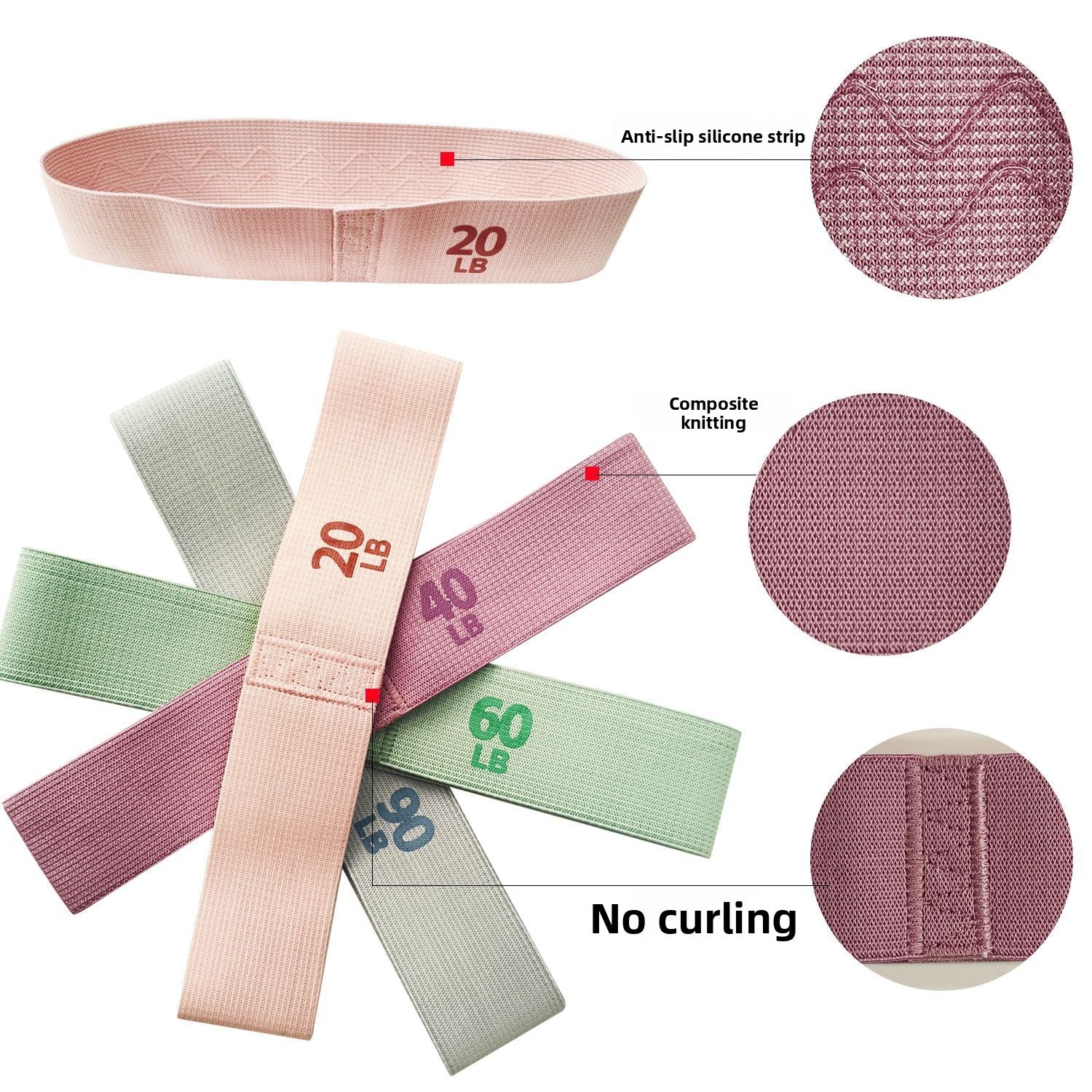 Sculpt and Tone Fabric Resistance Bands